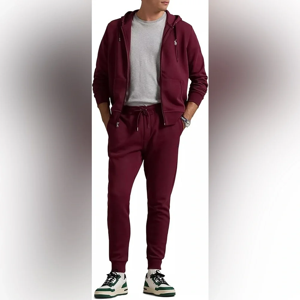 Polo Ralph Lauren Double-Knit Jogger Pant Maroon Size Large